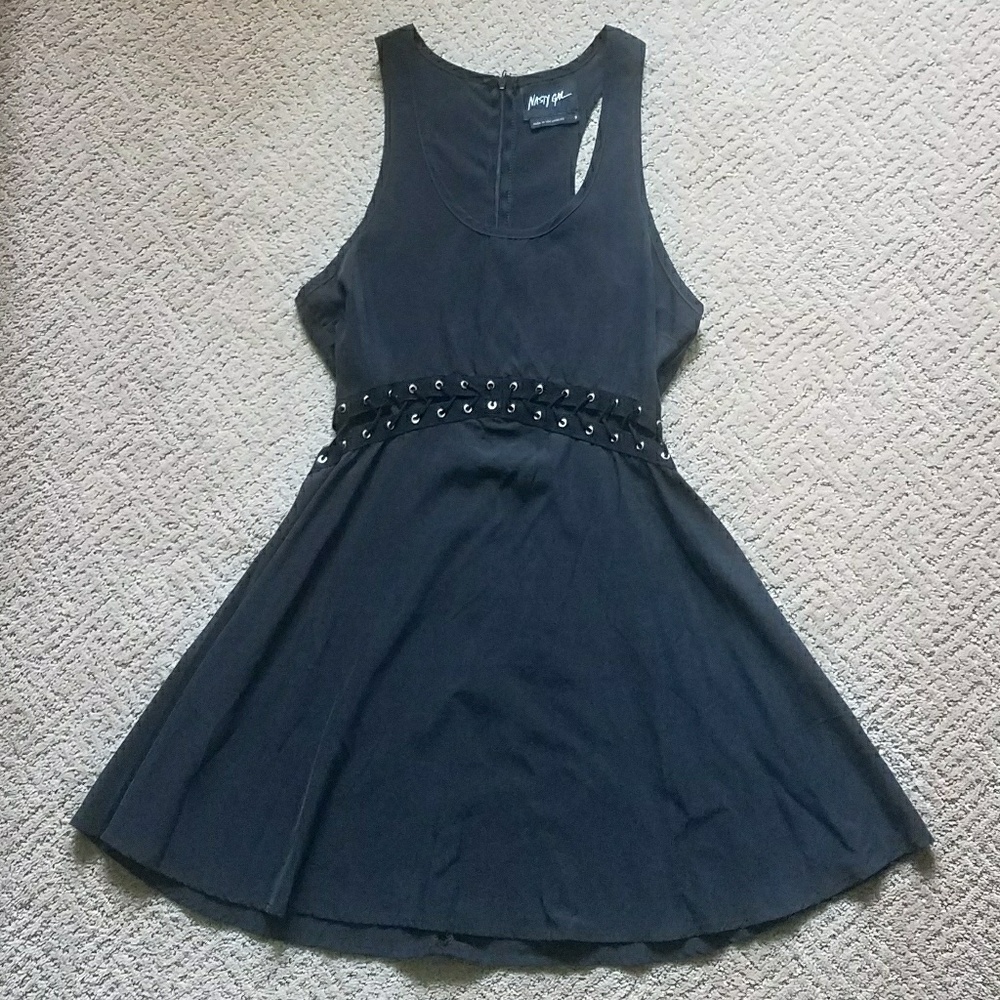 Nasty Gal black mini dress